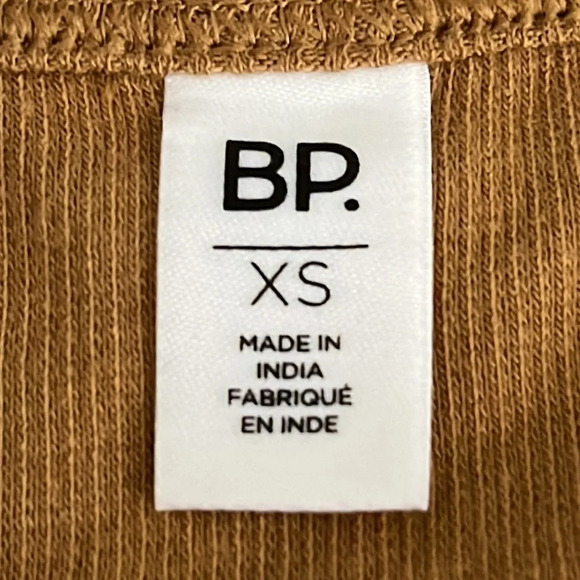 BP. Square Neck Tank Style Ribbed Bodysuit in Camel - NEW - Size XS - Picture 4 of 6